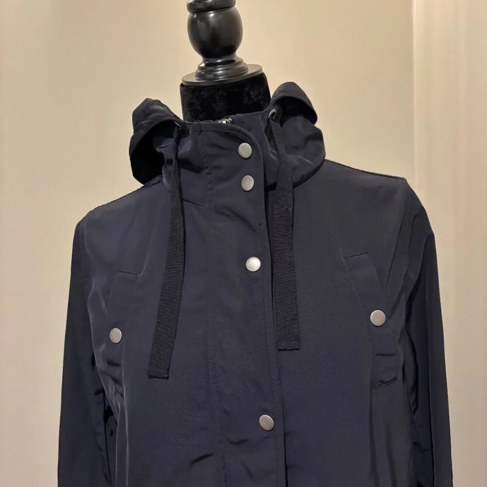 Navy Blue Raincoat | Size Medium - Picture 3 of 10
